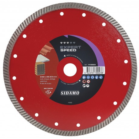 DISQUE DIAMANT EXPERT SPEED D. 230 x 22,23 x H 10