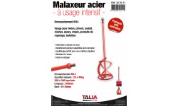 MALAXEUR 650X140MM + AMBOUT M14 (TRES FORTE VISCOSITE)