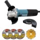 Meuleuse Ø 125 mm 840 W (kit d'accessoires)