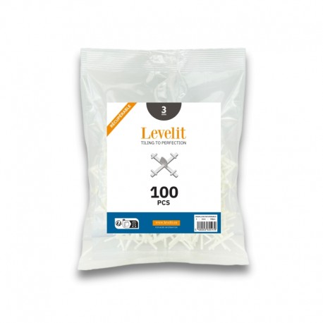 CROISILLONS RÉCUPÉRABLES EN X - 3 MM - 100 PCS