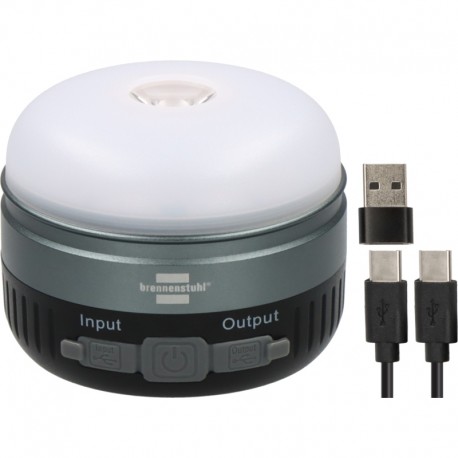 Lampe de camping LED OLI 400 AS solaire rechargeable, 450lm, IP54