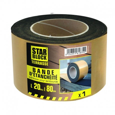Bande d'étanchéité auto- adhésive pour lambourdes - STARBLOCK