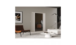 Kit Xpress Double prépeint blanc 2000x2030/90-95-100